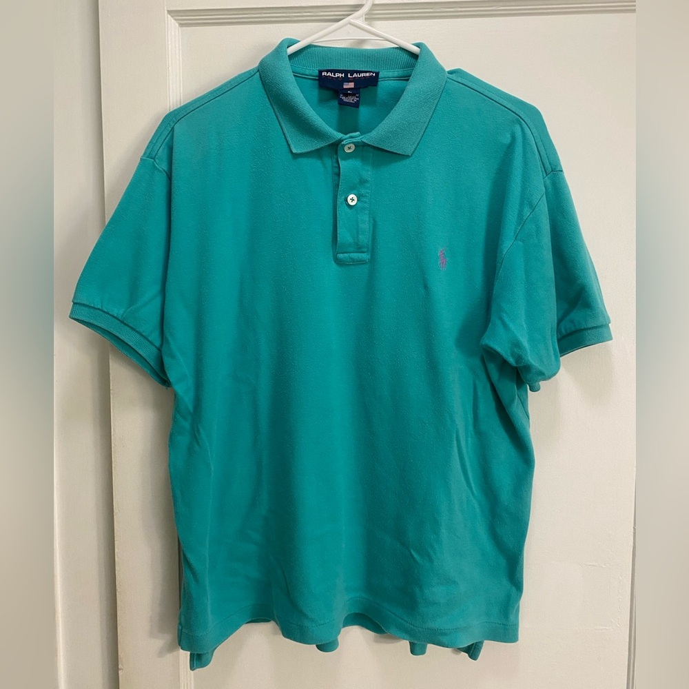 Ralph Lauren Polo Sport Men's Teal Polo Shirt